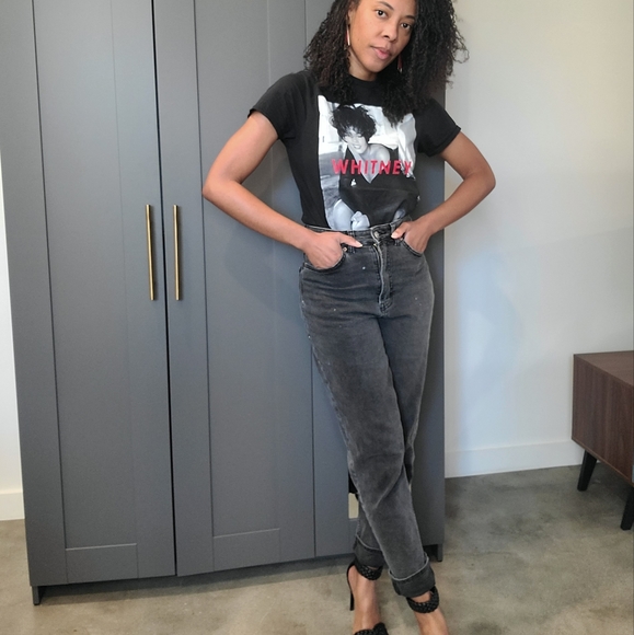 Black Mom Jeans - Picture 1 of 3